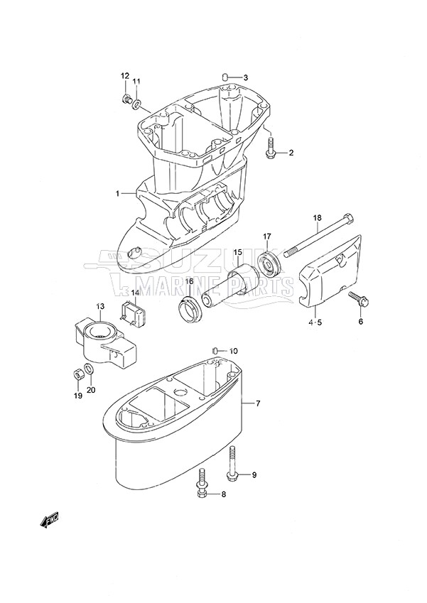 Drive Shaft Housing High Thrust