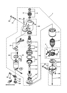 F115TLRC drawing STARTER-MOTOR