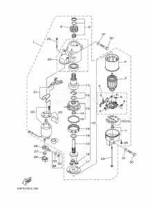 FL150FETX drawing STARTER-MOTOR