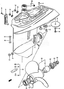 DT40 From 4002-403021 ()  1984 drawing GEAR CASE