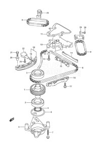 Outboard DF 250AP drawing Timing Chain