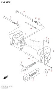 DT15A From 01504-610001 (P36 P40 P81)  2016 drawing CLAMP BRACKET (DT15A:P40)