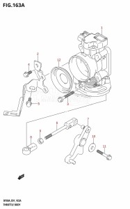 DF60A From 06002F-010001 (E01 E40)  2010 drawing THROTTLE BODY