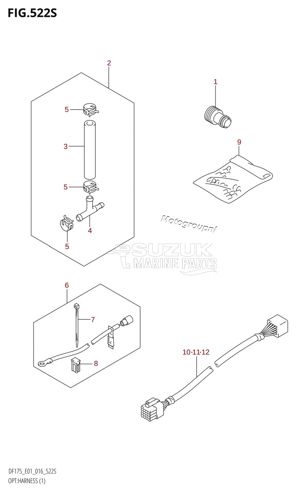 OPT:HARNESS (1) (DF175ZG:E40)