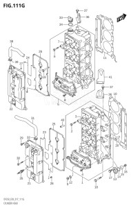 22503F-710001 (2017) 225hp E03-USA (DF225T) DF225T drawing CYLINDER HEAD (DF250ST:E03)