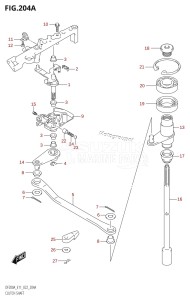 DF150AZ From 15003Z-040001 (E01 E03 E40)  2020 drawing CLUTCH SHAFT