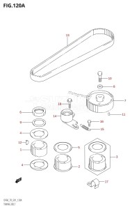 DF60 From 06001F-031001 (E11 E1-)  2013 drawing TIMING BELT