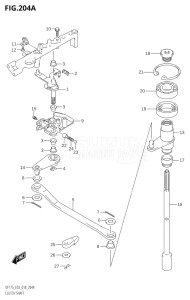 15002Z-810001 (2018) 150hp E03-USA (DF150Z) DF150Z drawing CLUTCH SHAFT (DF150T,DF150ST,DF175T)