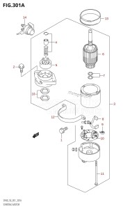 DF40 From 04001F-151001 (E01)  2001 drawing STARTING MOTOR (X,Y)