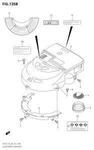 DF150Z From 15002Z-210001 (E03)  2012 drawing SILENCER /​ RING GEAR COVER (DF150Z:E03)