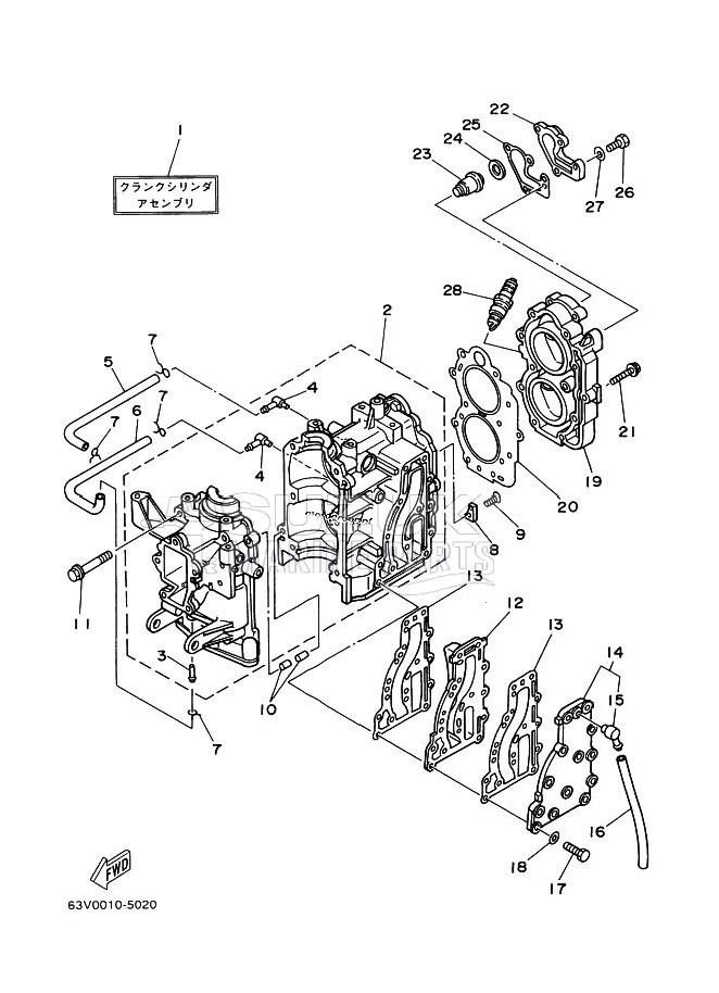 CYLINDER--CRANKCASE