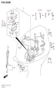 DF150AZ From 15003Z-340001 (E40)  2023 drawing HARNESS (DF150AT,DF150AZ,DF150AS)