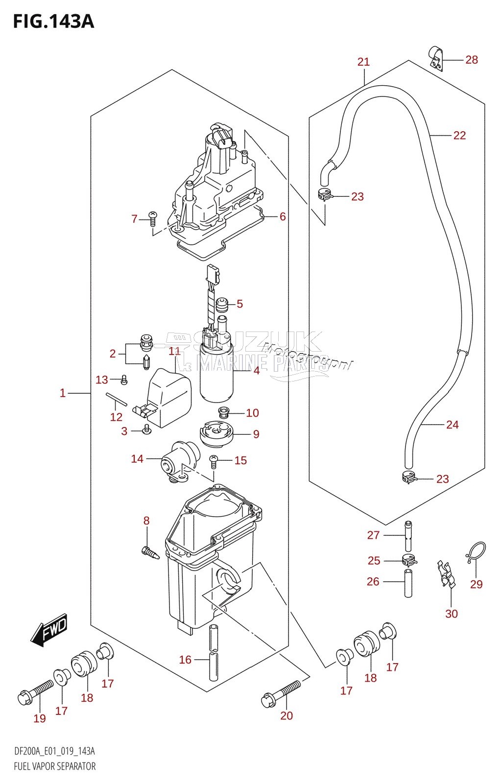 FUEL VAPOR SEPARATOR (E01)