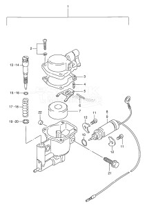 DT225 From 22501-861001 ()  1998 drawing VALVE STARTER