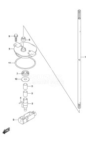 DF 150 drawing Clutch Rod