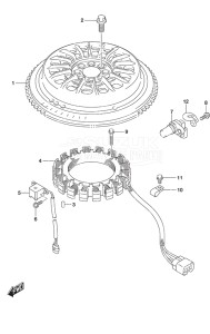 Outboard DF 175AP drawing Magneto