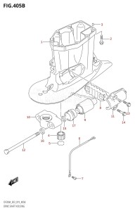 DF150A From 15003F-910001 (E03)  2019 drawing DRIVE SHAFT HOUSING (DF200AZ,DF175AZ,DF150AZ)