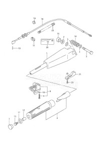 DF 9.9 drawing Tiller Handle