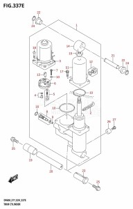 DF50AVT From 05004F-440001 (E03)  2024 drawing TRIM CYLINDER (DF40ASVT,DF50AVT,DF60AVT,DF60AVTH)