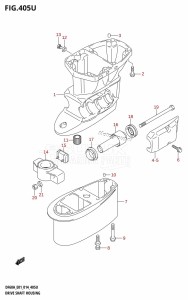 DF60A From 06002F-410001 (E01 E40)  2014 drawing DRIVE SHAFT HOUSING (DF60AVTH:E40)