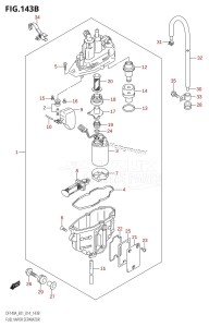 DF115A From 11503F-410001 (E01 E40)  2014 drawing FUEL VAPOR SEPARATOR (DF100AT:E40)