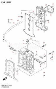 DF60A From 06002F-710001 (E01 E40)  2017 drawing CYLINDER HEAD (DF60ATH:E40)