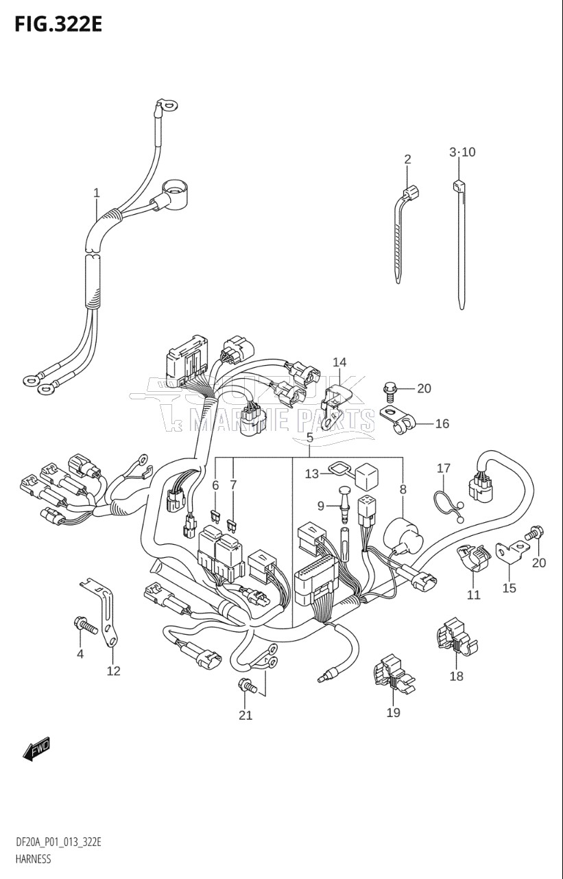 HARNESS (DF20A:P01)