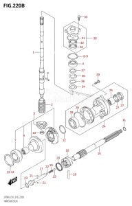 DF70A From 07003F-610001 (E01 E40)  2016 drawing TRANSMISSION (DF70A:E40)