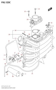 DF150Z From 15002Z-510001 (E01 E40)  2015 drawing INTAKE MANIFOLD /​ THROTTLE BODY (DF150TG:E01)