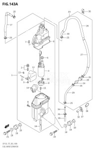 17501Z-780001 (2007) 175hp E03-USA (DF175ZK7) DF175Z drawing FUEL VAPOR SEPARATOR