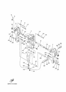 F20DETL drawing FRONT-FAIRING-BRACKET