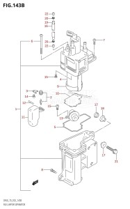 DF70 From 07001F-251001 (E03)  2002 drawing FUEL VAPOR SEPARATOR (X,Y)