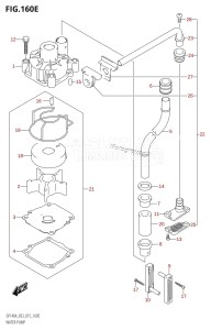 DF115A From 11503F-510001 (E03)  2015 drawing WATER PUMP (DF140AZ:E03)