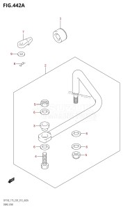 DF150Z From 15002Z-310001 (E03)  2013 drawing DRAG LINK