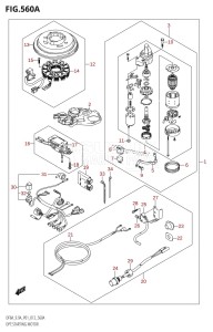 DF9.9A From 00994F-210001 (P01)  2012 drawing OPT:STARTING MOTOR (M-STARTER:DF8A:P01)