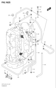 17502F-510001 (2005) 175hp E01 E40-Gen. Export 1 - Costa Rica (DF175T) DF175T drawing THERMOSTAT (DF175ZG:E40)