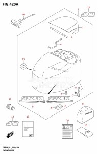 DF50A From 05003F-810001 (E01)  2018 drawing ENGINE COVER (DF40A:E01)