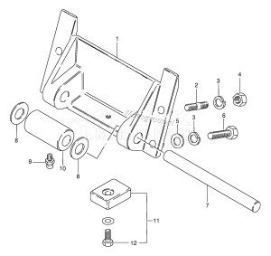 DT55 From 05501-807478 ()  1988 drawing CYLINDER SUPPORT