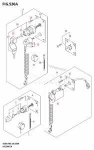 DF20A From 02002F-240001 (E03 P03)  2022 drawing OPT:SWITCH (DF9.9BT,DF20AT)