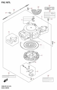 DF9.9B From 00995F-510001 (P01)  2005 drawing RECOIL STARTER (DF20ATH:P01)