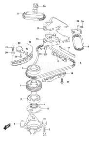 DF 250 drawing Timing Chain SS Model