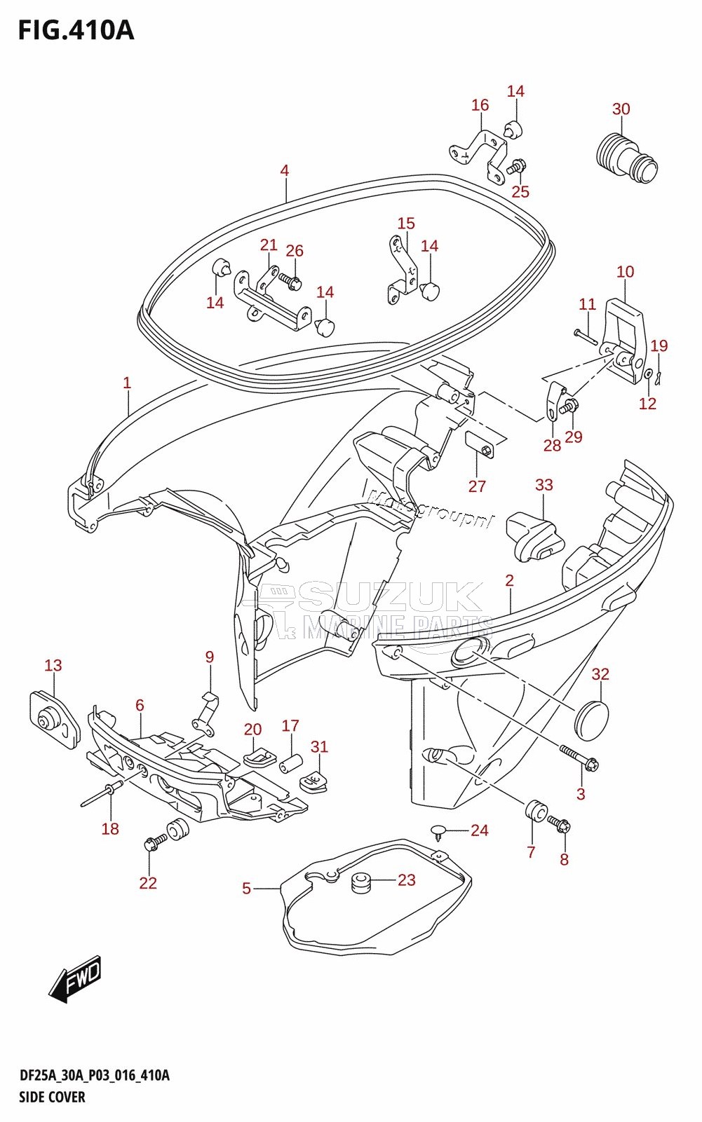 SIDE COVER (DF25A:P03)