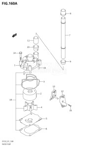 22501Z-510001 (2005) 225hp E01 E40-Gen. Export 1 - Costa Rica (DF225WZK5  DF225ZK5) DF225Z drawing WATER PUMP