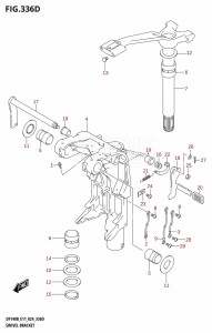 DF140BT From 14005F-440001 (E11 - E40)  2024 drawing SWIVEL BRACKET (DF115BT,DF115BZ,DF100C)