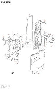 DF115T From 11501F-421001 (E01 E40)  2004 drawing RECTIFIER