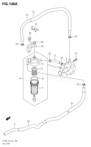 DF115A From 11503F-410001 (E01 E40)  2014 drawing FUEL PUMP