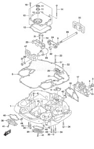 Outboard DF 350A drawing Engine Holder