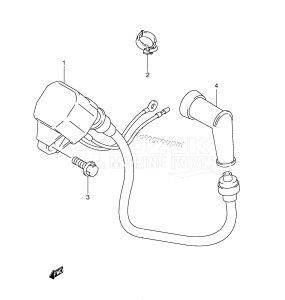 DF25QR From 02501F-151001 ()  2002 drawing IGNITION COIL