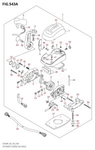 DF175AP From 17503P-810001 (E03)  2018 drawing OPT:REMOTE CONTROL ASSY SINGLE