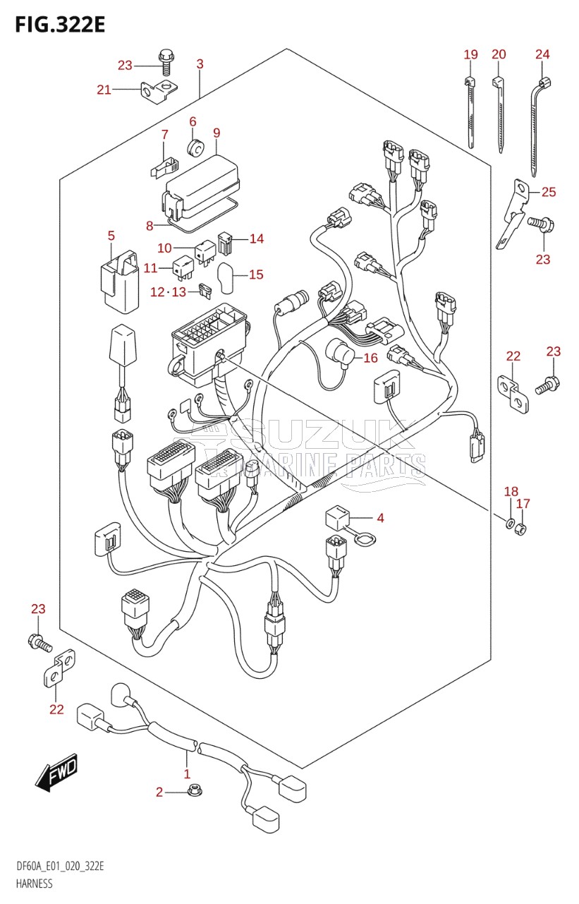 HARNESS (DF60AQH)